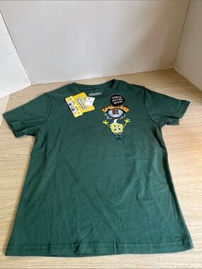 SpongeBob Squarepants Forest Green Short Sleeve Graphic Tee